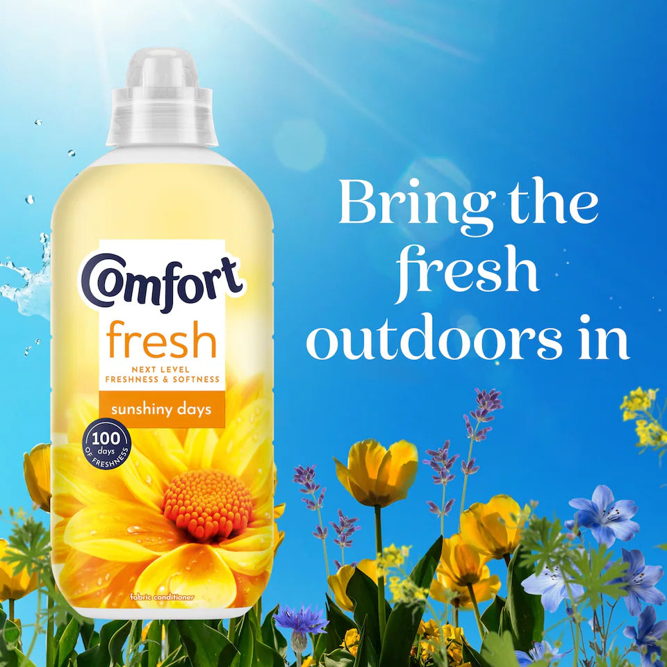 Comfort Fresh Sunshiny Days Fabric Conditioner 930ml
