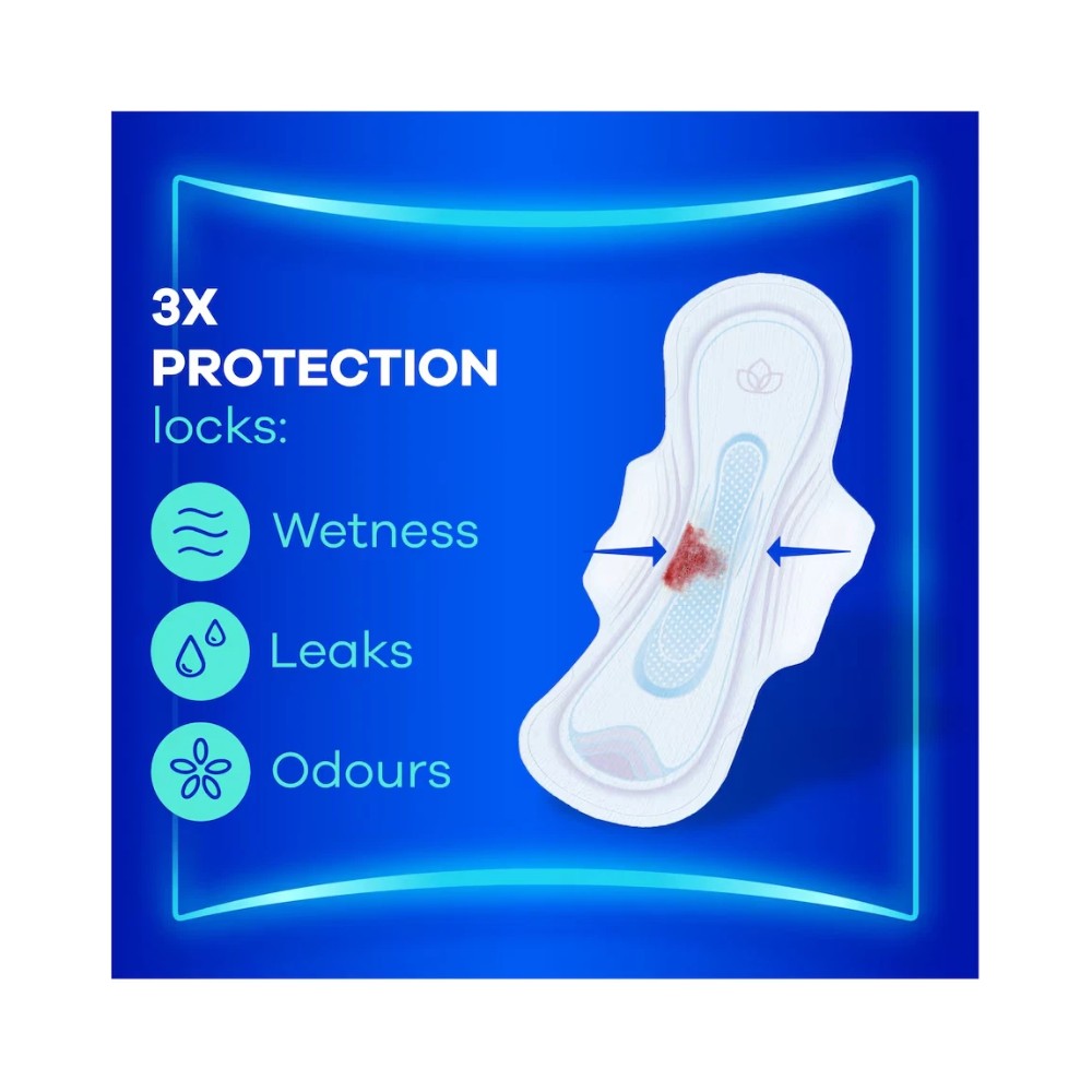 Always Ultra Day Sanitary Towels Normal with Wings 13's (Size 1) - Pack of 6