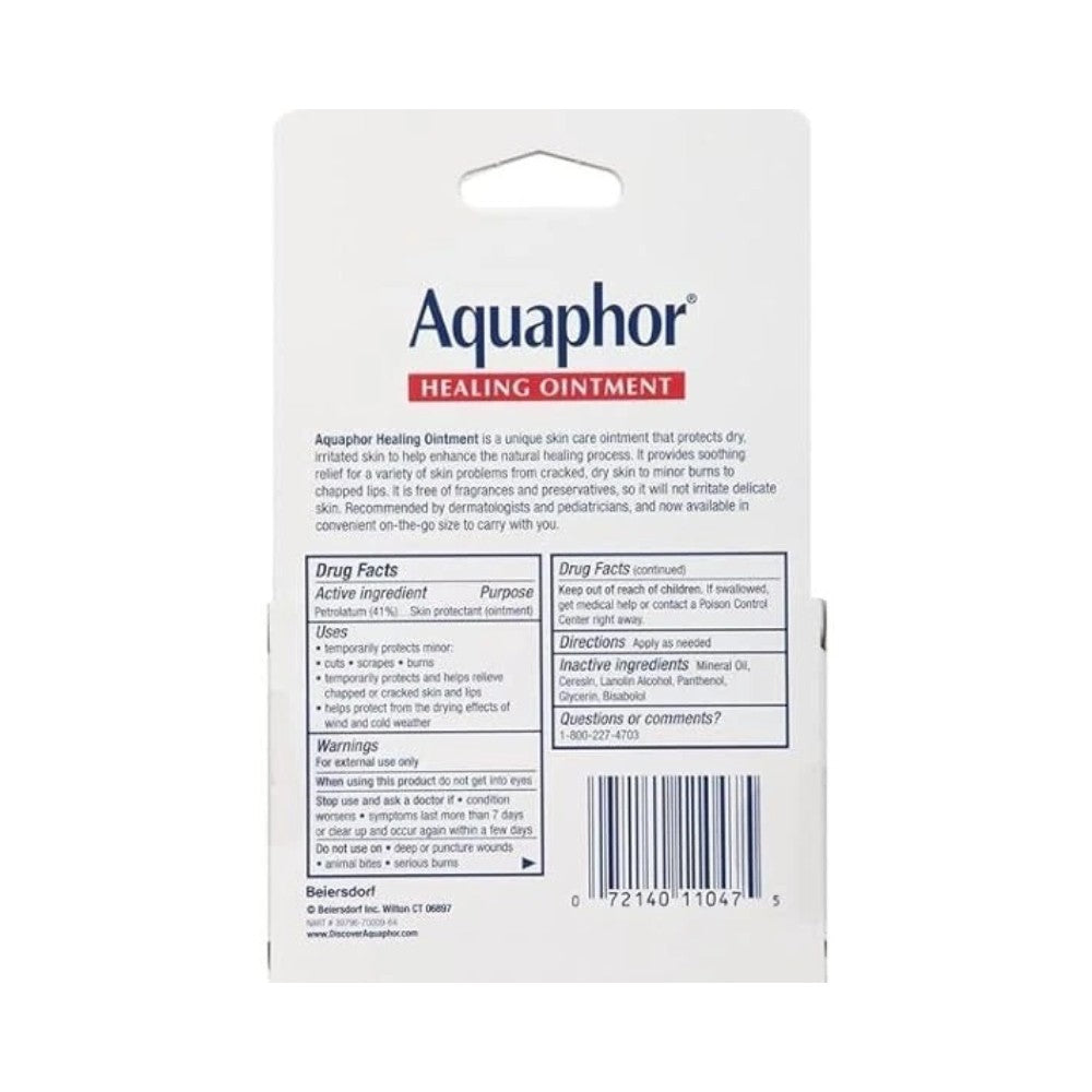 Aquaphor Healing Ointment Advanced Therapy Skin Protectant 0.35oz (10g) - 2 Pack