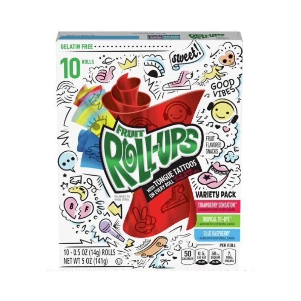 Fruit Roll Ups Variety Pack 10's 5oz (141g)
