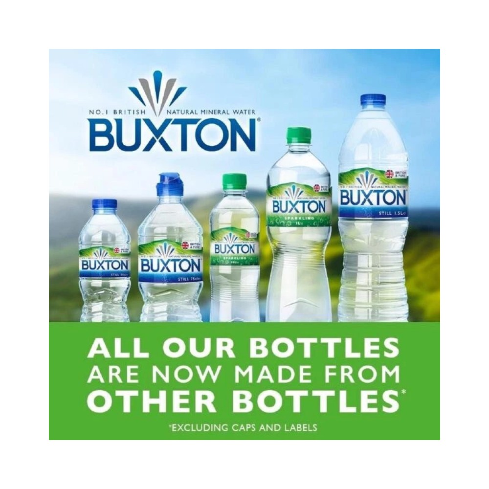 Buxton Natural Still Mineral Water Bottles 1.5L - Pack of 6