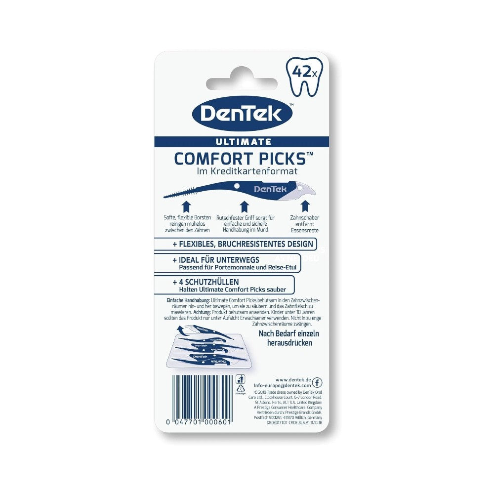 DenTek Ultimate Comfort Floss Picks 42's - Pack of 3