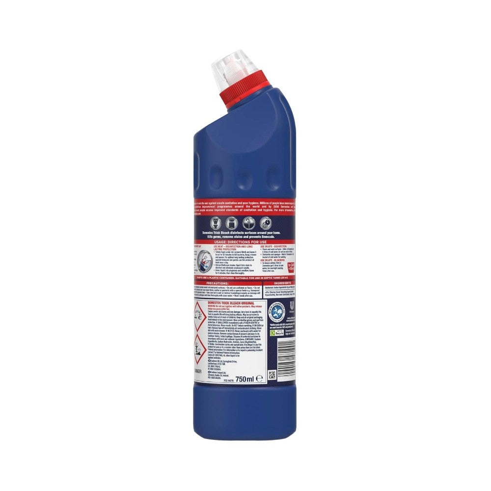 Domestos Original Thick Bleach Bottle 750ml