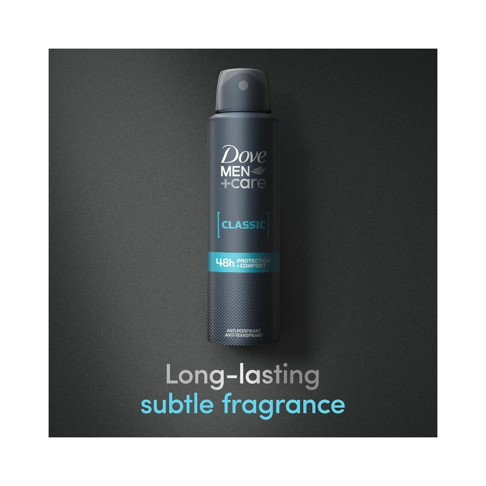 Dove Men+Care Classic Antiperspirant Deodorant Spray 150ml