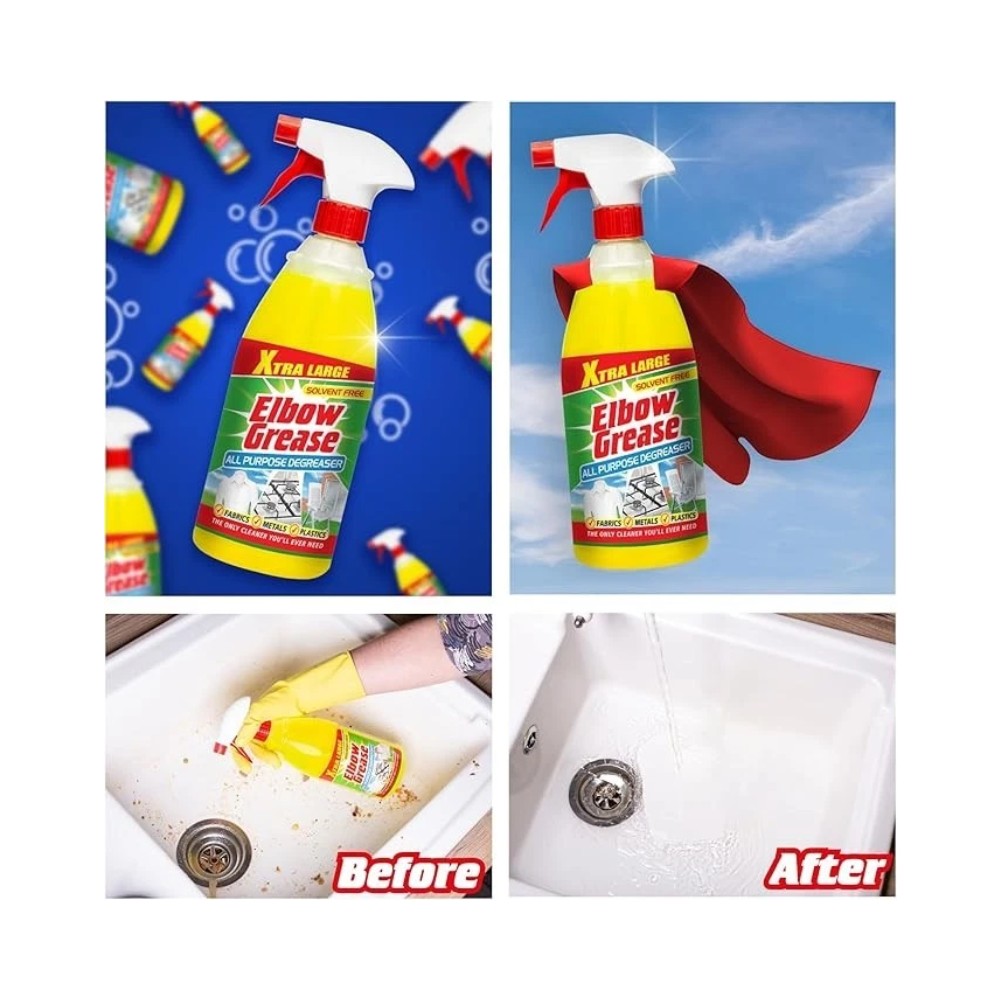 Elbow Grease Xtra Large All Purpose Degreaser Spray 1L - Pack of 12