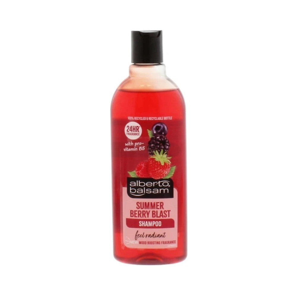 Alberto Balsam Summer Berry Blast Shampoo 300ml - Pack of 6