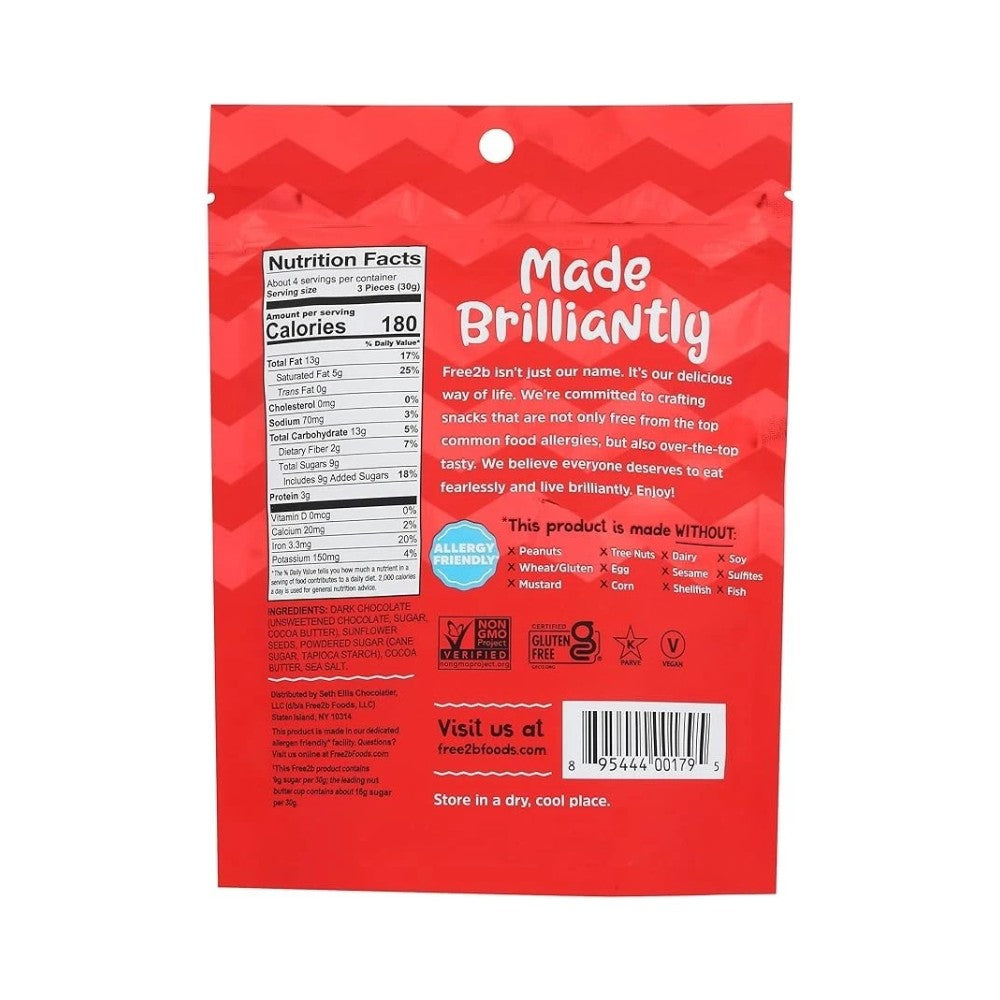 Free2b Sunflower Butter Dark Chocolate Mini Sun Cups 119g