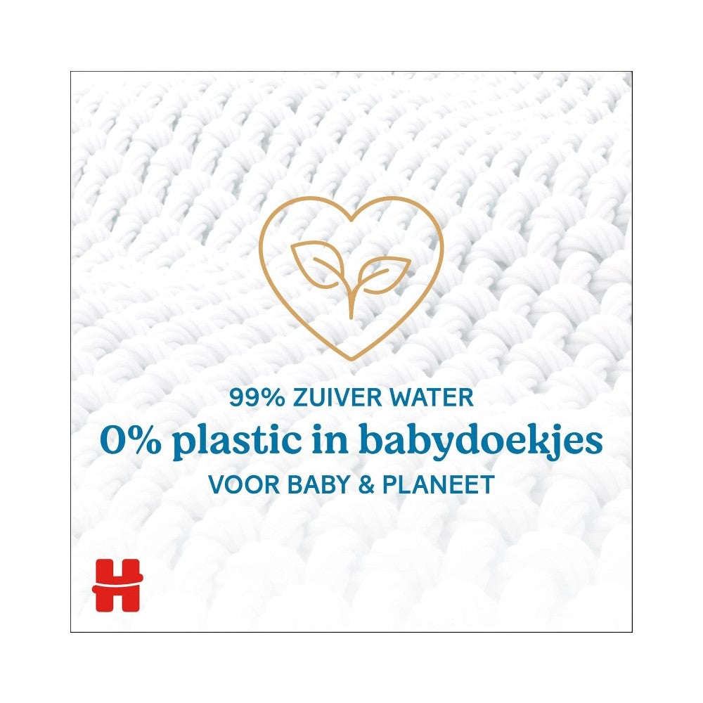 Huggies Plastic Free Pure Baby Wipes 48's