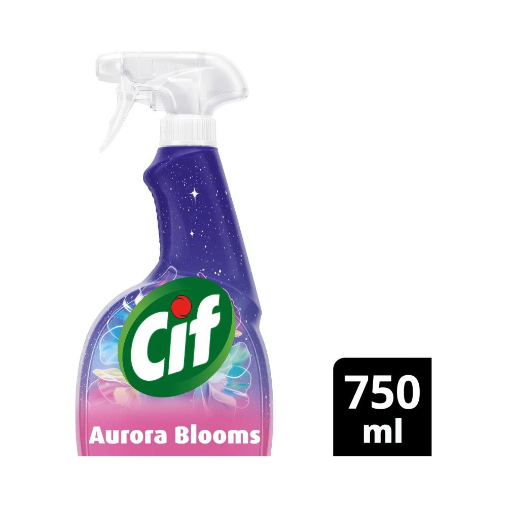 Cif Antibacterial Multi Purpose Aurora Blooms Cleaning Spray 750ml