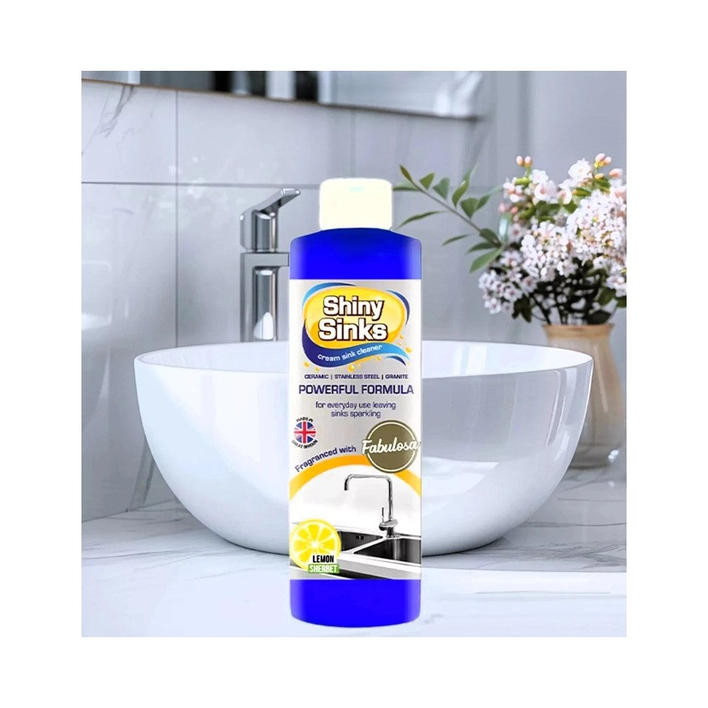 Shiny Sinks Lemon Sherbet Surface Cleaner Bottle 250ml