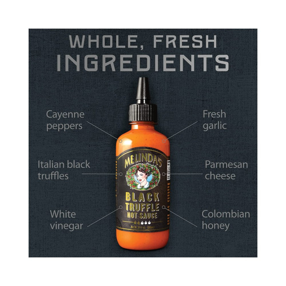 Melinda's Black Truffle Hot Sauce 12oz (355ml)