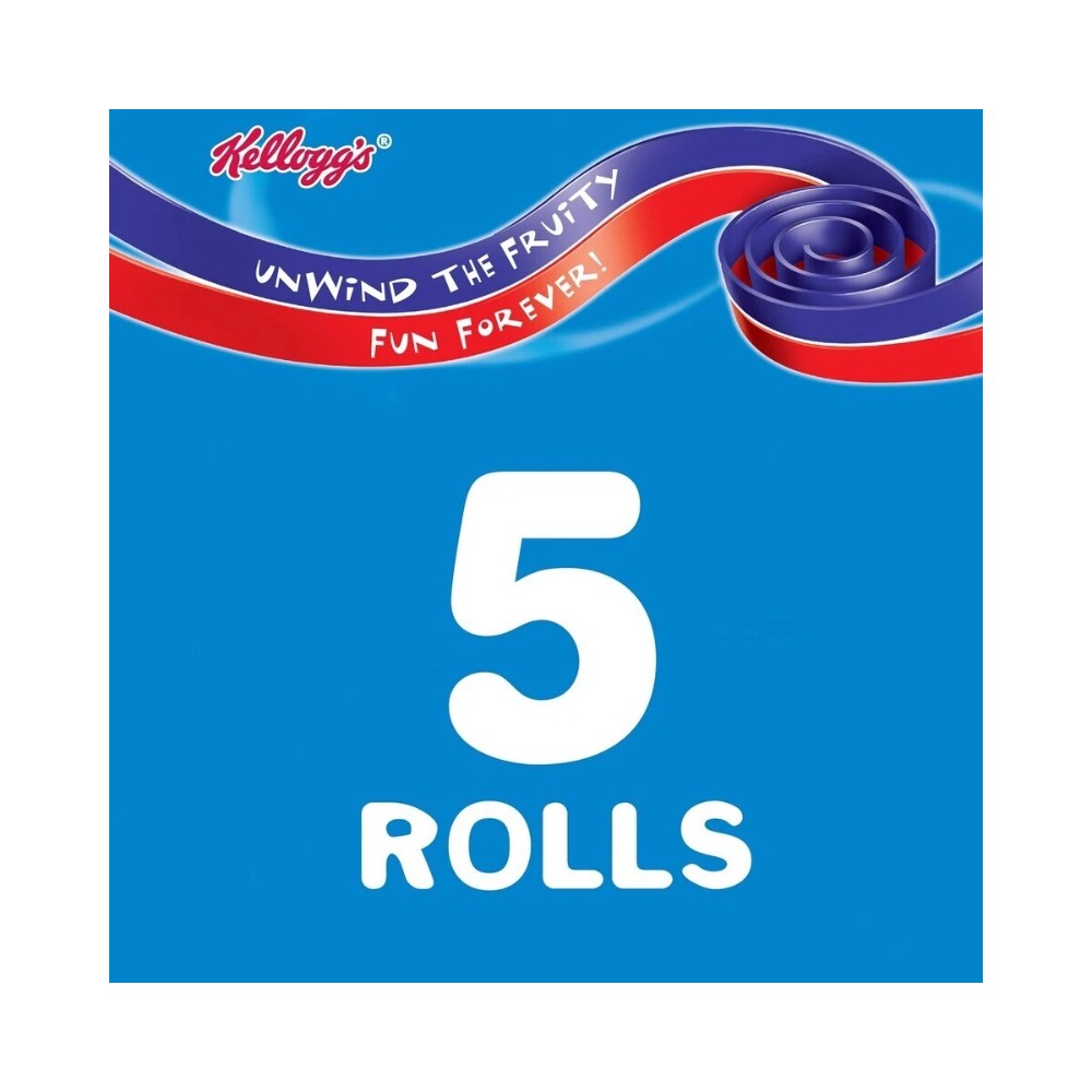 Kellogg's Fruit Winders Strawberry & Blackcurrant 5x17g Rolls