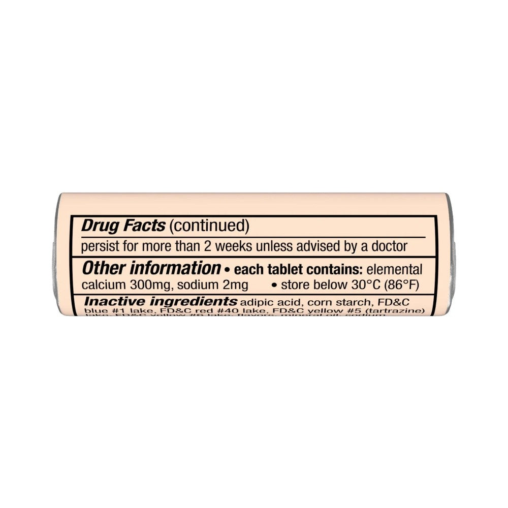 TUMS Extra Strength Assorted Berries Antacid Chewable Tablets 8's