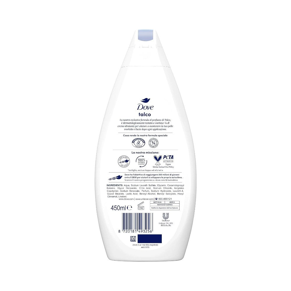 Dove Bagnodoccia Talco Shower Gel 450ml