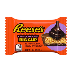 REESE'S Milk Chocolate & Peanut Butter Chocolate Lava Big Cup 39g