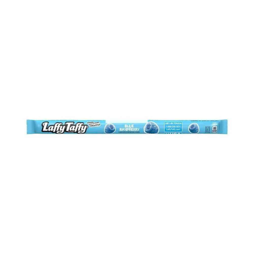 Laffy Taffy Blue Raspberry Rope Candy 0.81oz (22.9g)