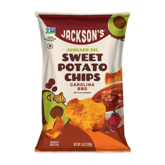 Jackson's Avocado Oil Sweet Potato Chips Carolina BBQ 5oz (142g)
