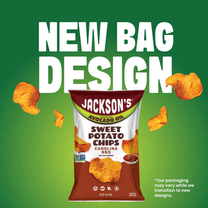 Jackson's Avocado Oil Sweet Potato Chips Carolina BBQ 5oz (142g)