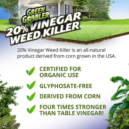 Green Gobbler 20% Vinegar Weed Killer Gallon (3.78L)