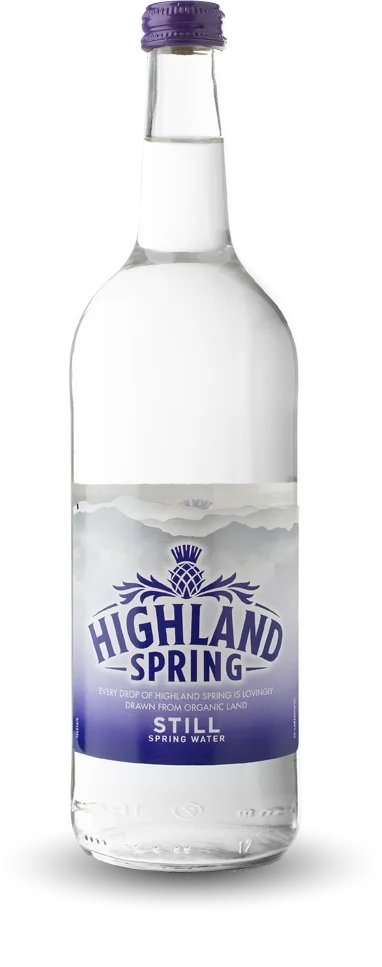 Highland Spring Still Water Glass Bottle 330ml