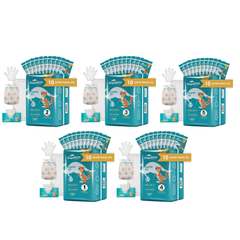 DiapaROO 5 in 1 Diaper Travel Kits - Various Sizes - Pack of 10