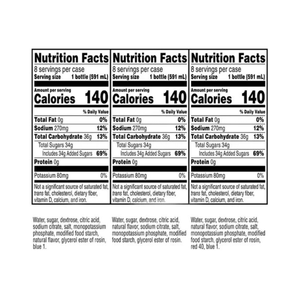 Gatorade Frost Thirst Quencher Variety Pack Bottles 591ml - Pack of 24