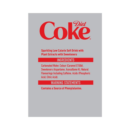 Diet Coke Cans 330ml - Pack of 24