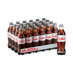 Diet Coke Bottles 500ml - Pack of 24