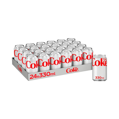 Diet Coke Cans 330ml - Pack of 24
