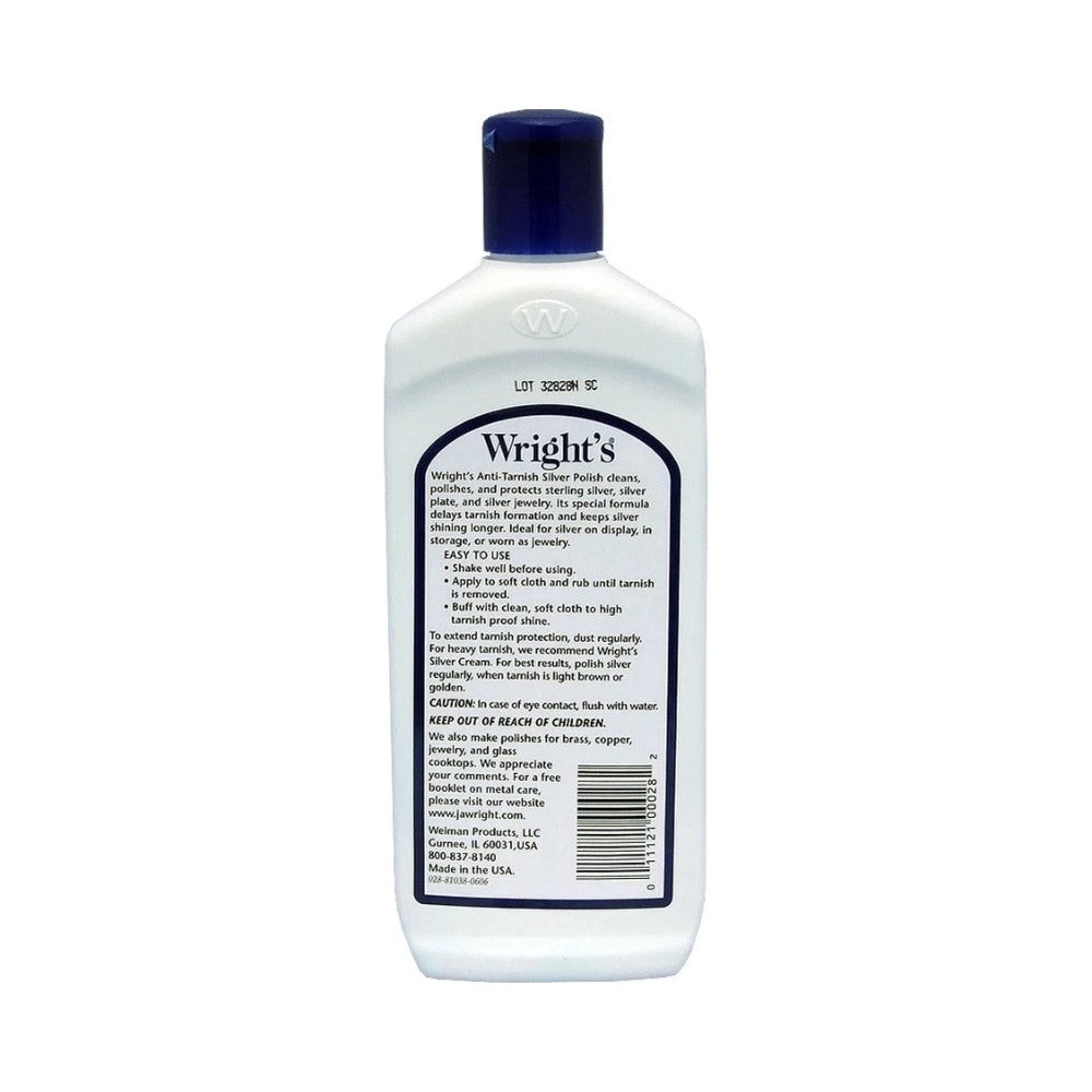 Wright's Anti Tarnish Silver Polish 7oz (207ml)