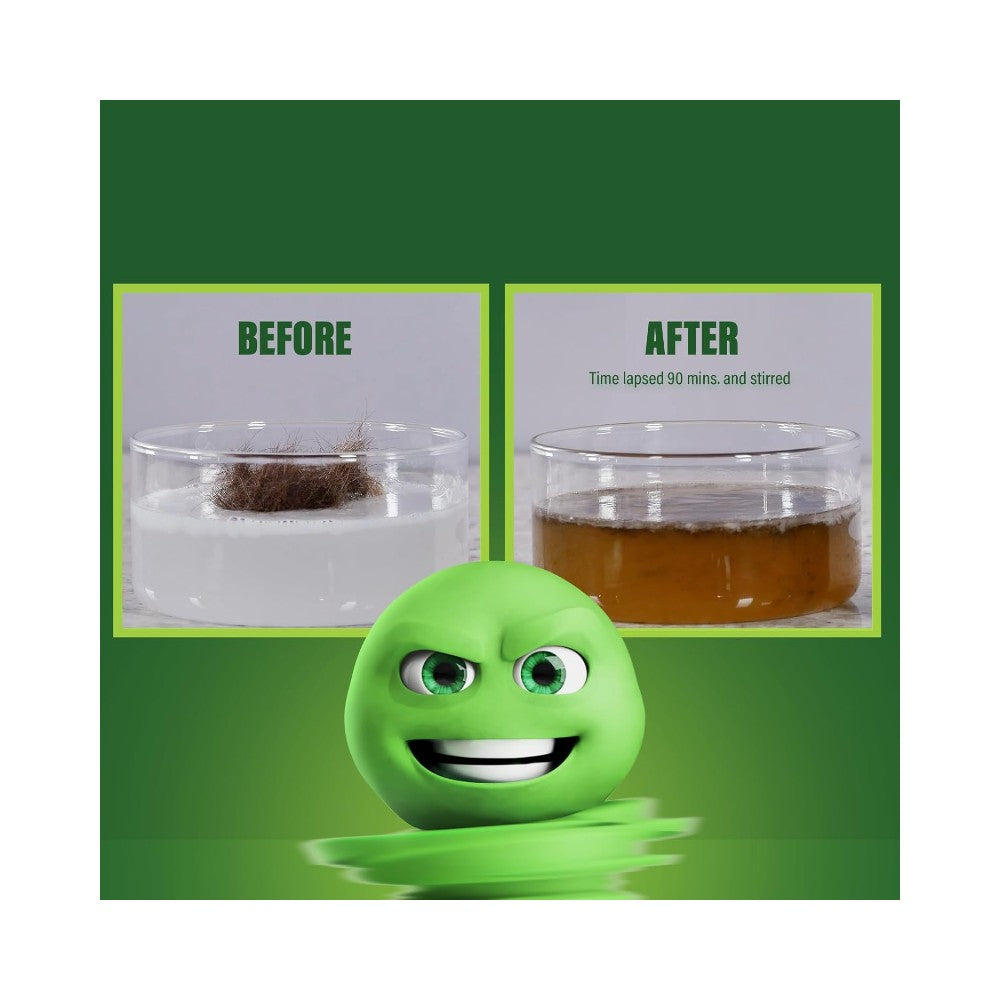 Green Gobbler Drain Opening Powder Packs X3 with Clog Remover Stick