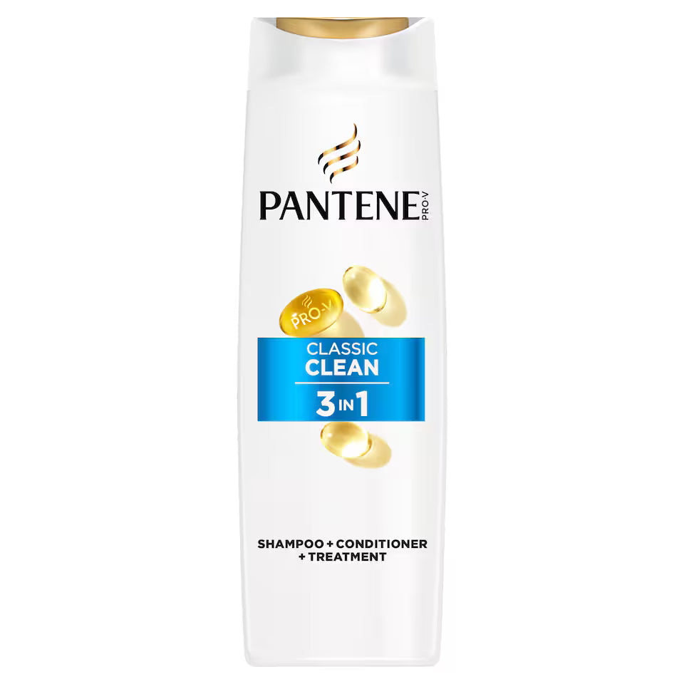 Pantene Active Nutri-Plex 3 in 1 Classic Clean Shampoo 250ml