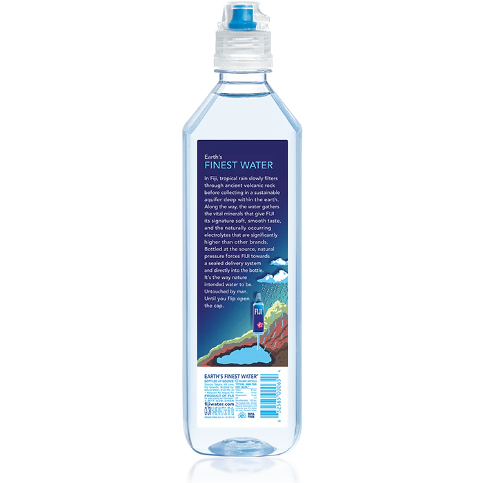 FIJI Natural Artesian Sports Cap Still Water Bottle 700ml