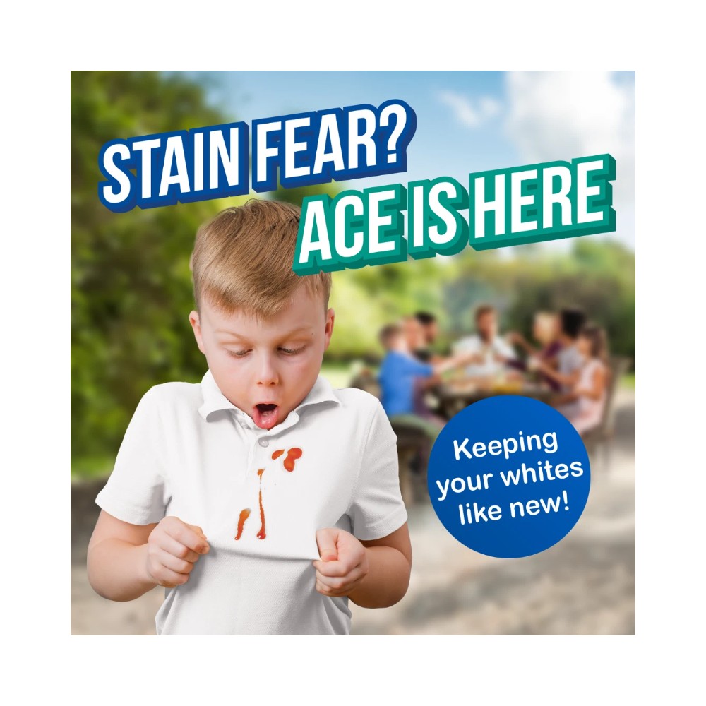 ACE Ultra for Whites Stain Remover Bottle 1L