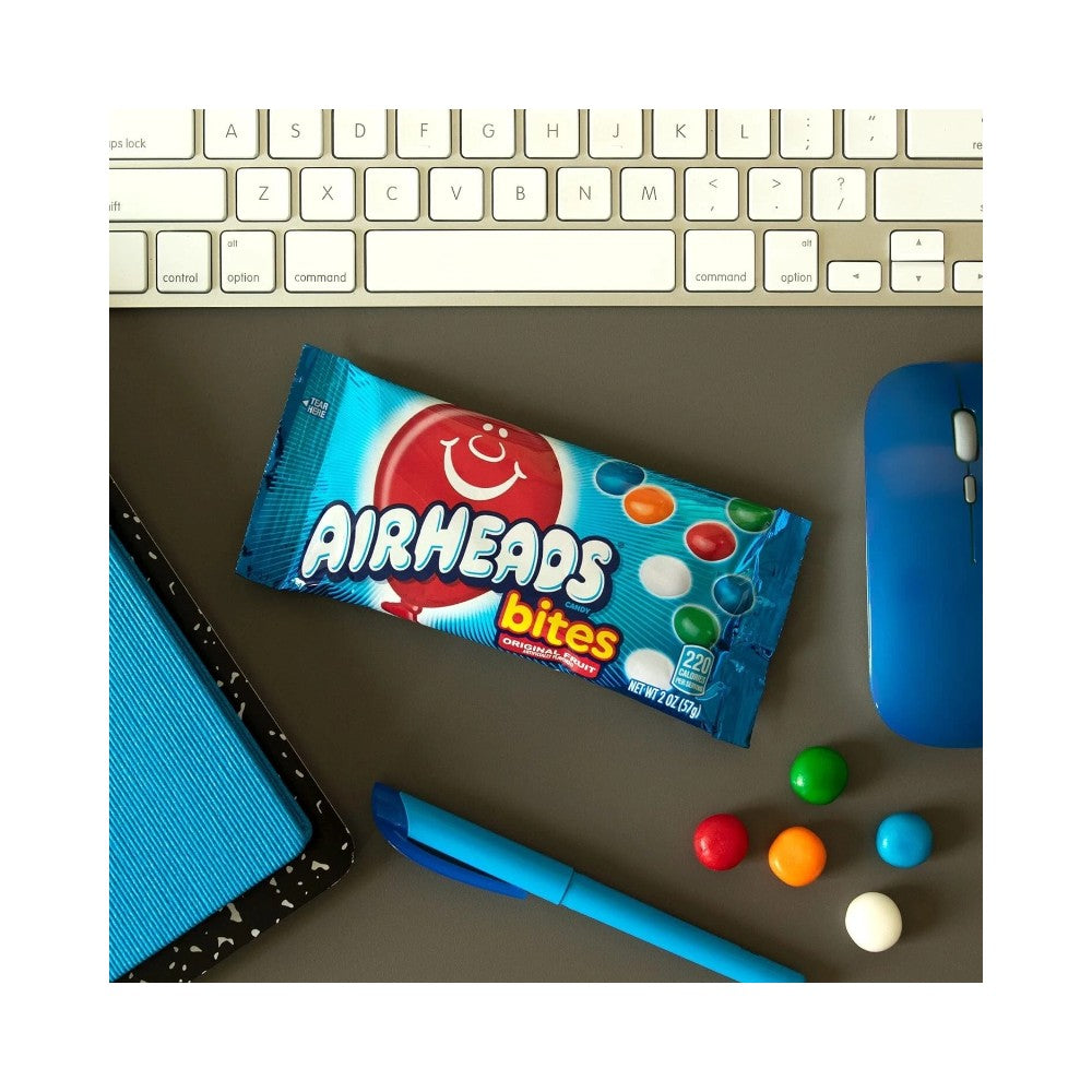 Airheads Bites Original Fruit Flavoured Candy 2oz (57g) - Pack of 18