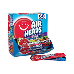 Airheads Candy Bars Assorted Fruit Flavours 936g (2lb) - 60 Bars