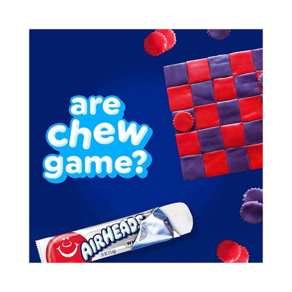 Airheads Candy Bars Assorted Fruit Flavours 936g (2lb) - 60 Bars