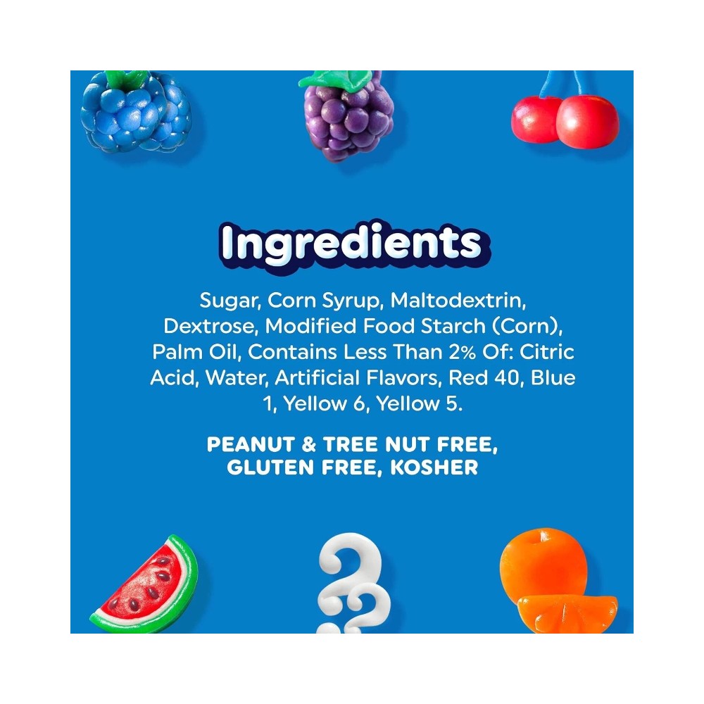 Airheads Candy Bars Assorted Fruit Flavours 936g (2lb) - 60 Bars