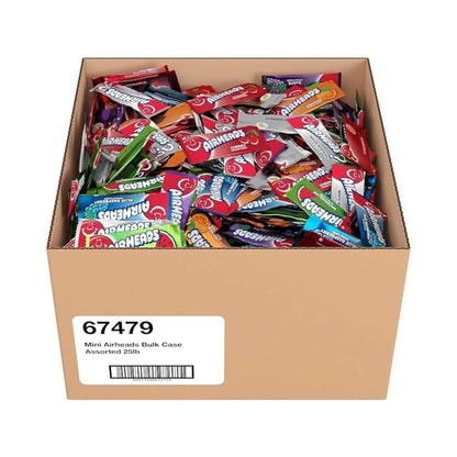 Airheads Mini Candy Bars Bulk Assorted Fruit Flavours 25lb (11.35kg)