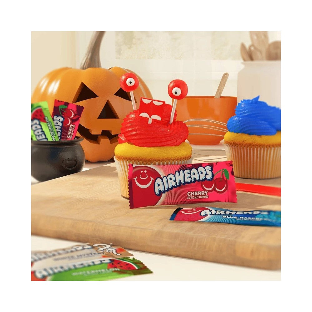 Airheads Mini Candy Bars Bulk Assorted Fruit Flavours 25lb (11.35kg)
