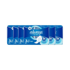Always Ultra Day & Night Sanitary Towels with Wings 10's (Size 3) - Pack of 6