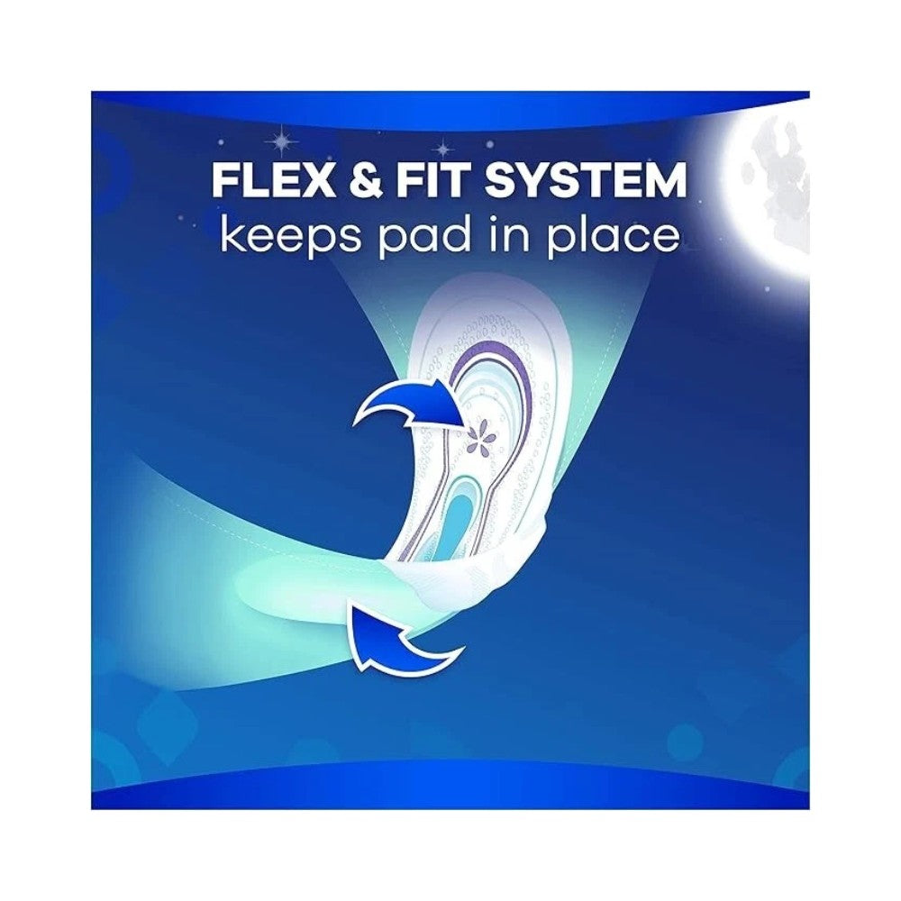 Always Ultra Day & Night Sanitary Towels with Wings 10's (Size 3) - Pack of 6