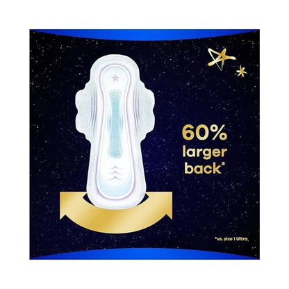Always Ultra Secure Night Sanitary Towels with Wings 8's (Size 4)