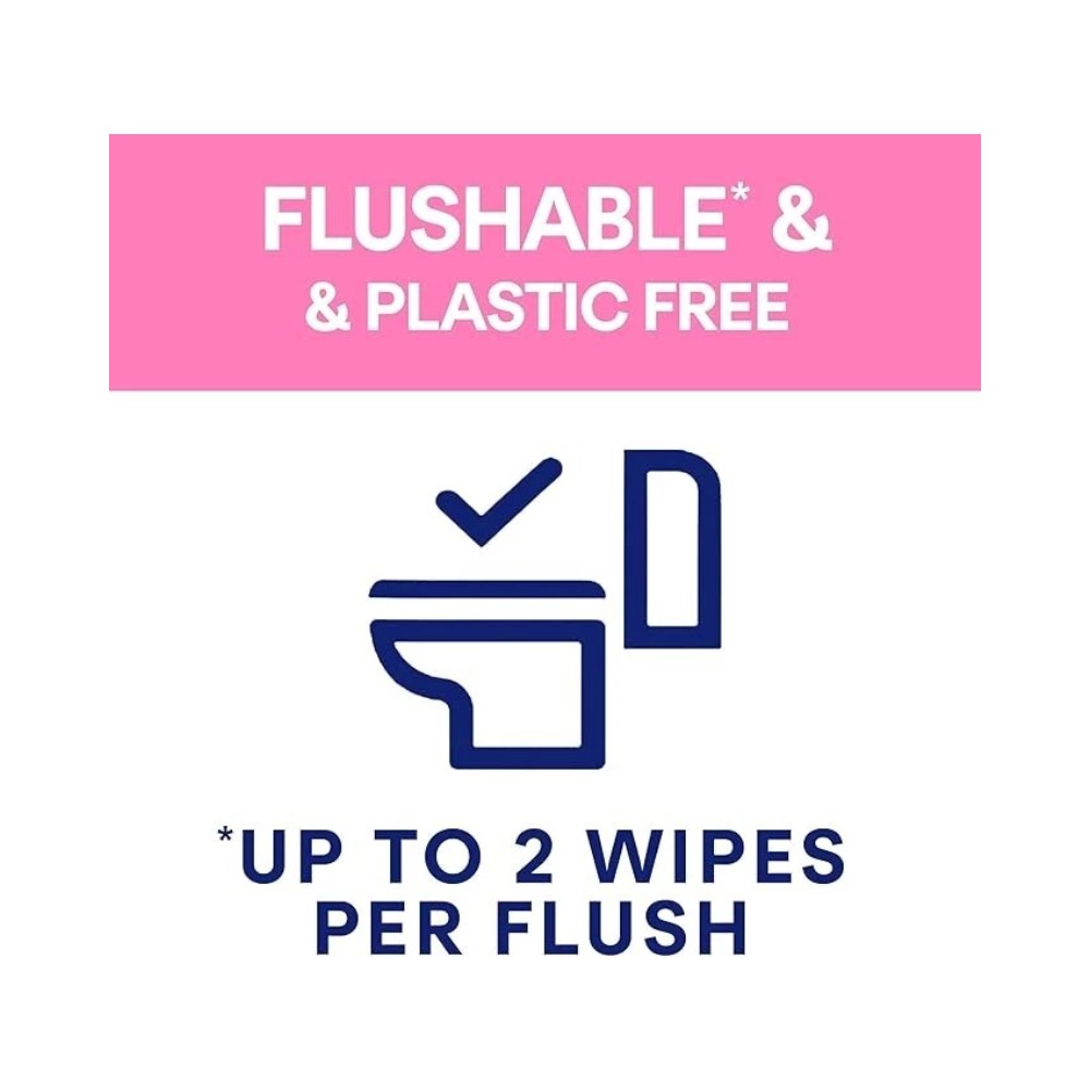 Andrex Fresh and Sensitive Hygiene Toilet Wipes 30's - Pack of 12