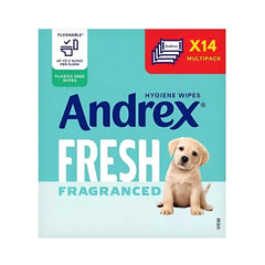 Andrex Hygiene Wipes Fresh Fragranced 30's - Pack of 14
