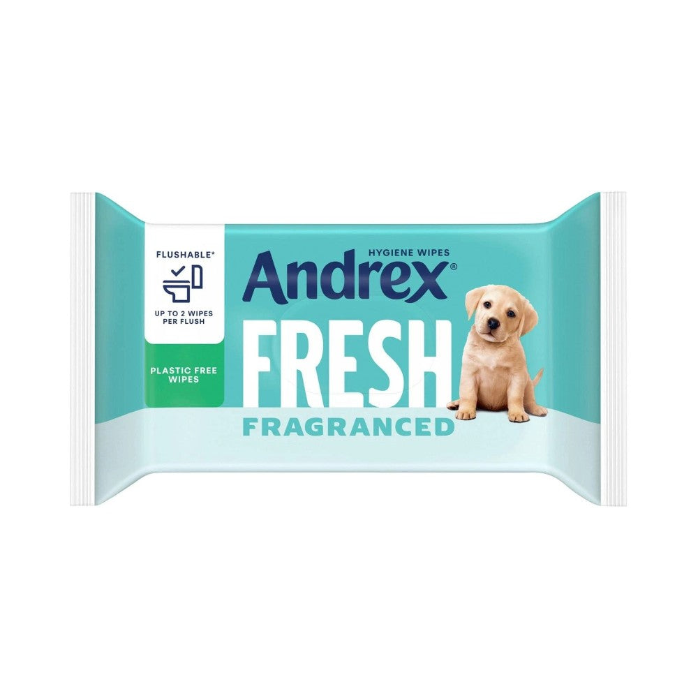 Andrex Hygiene Wipes Fresh Fragranced 30's - Pack of 14