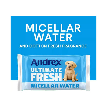 Andrex Ultimate Fresh Washlets Flushable Toilet Wipes 36's - Pack of 12