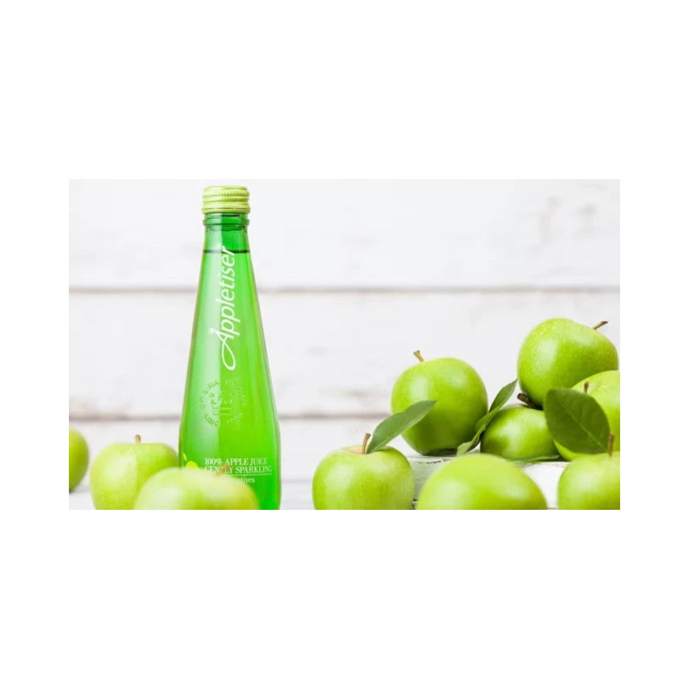 Appletiser Gently Sparkling Apple Juice Drink Glass Bottle 750ml - Pack of 12