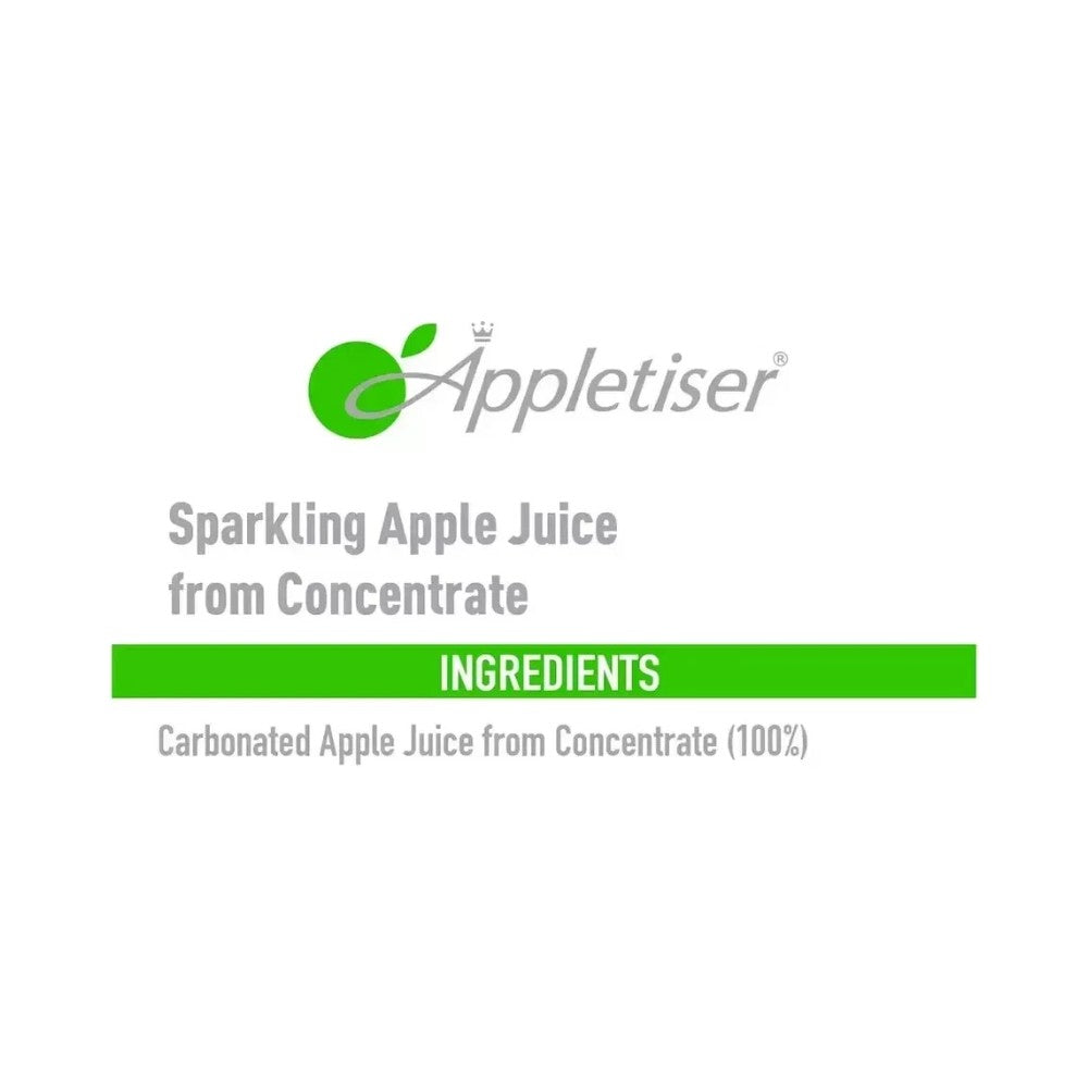 Appletiser Lightly Sparkling Apple Juice Drink Cans 250ml - Pack of 24