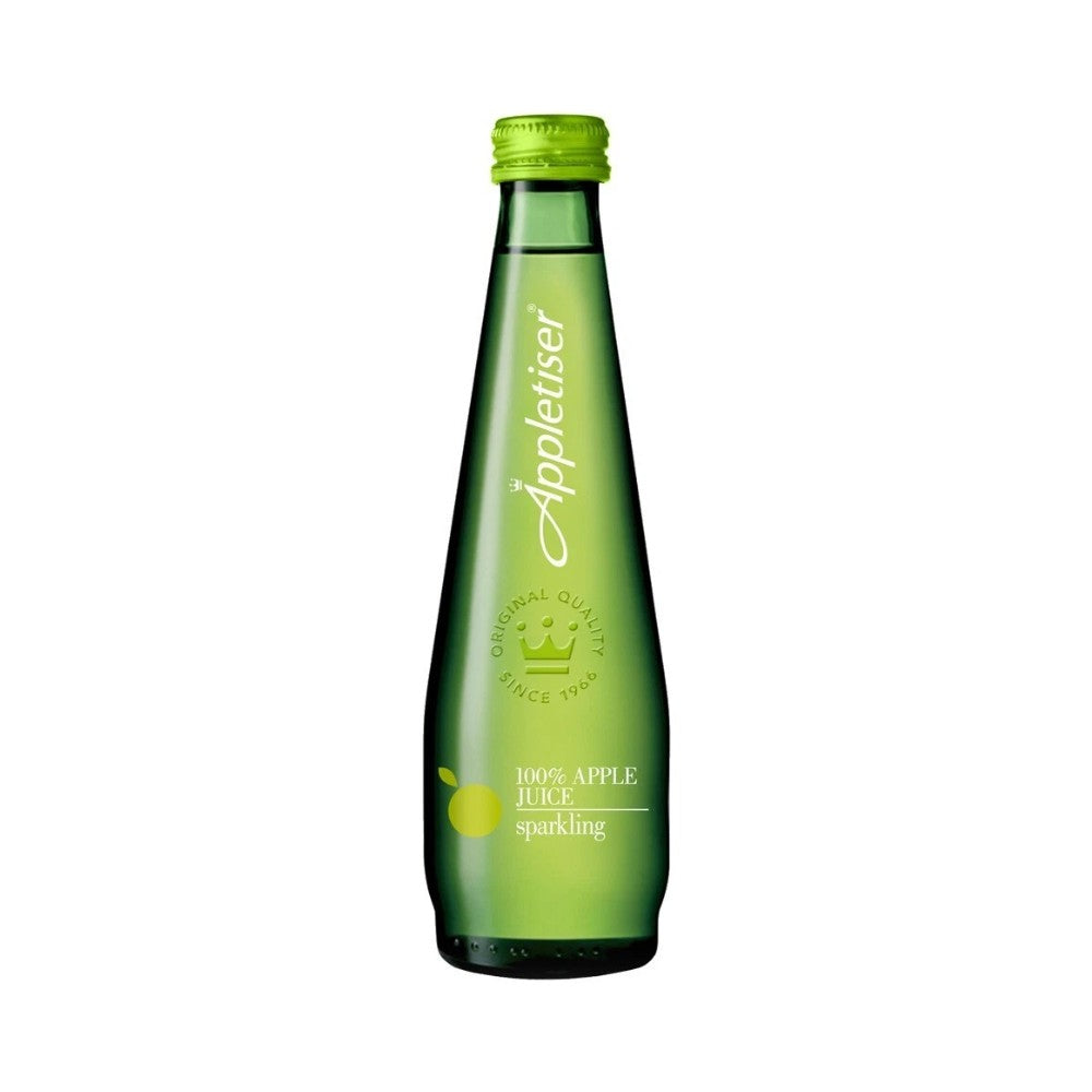 Appletiser Sparkling Apple Juice Drink Glass Bottle 275ml - Pack of 24